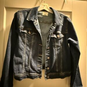 Caslon Dark Blue Jean Jacket